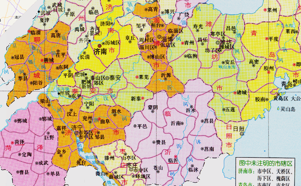 山东多少个地级市，山东多少个地级市总人口